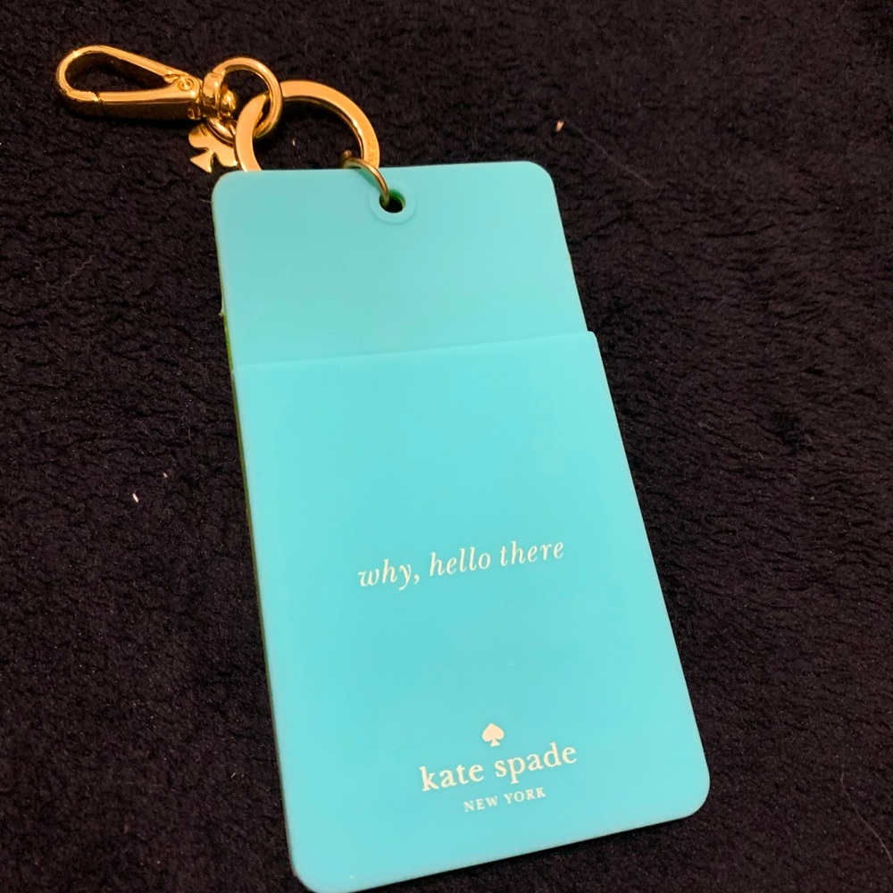 Kate Spade card holder keychain
